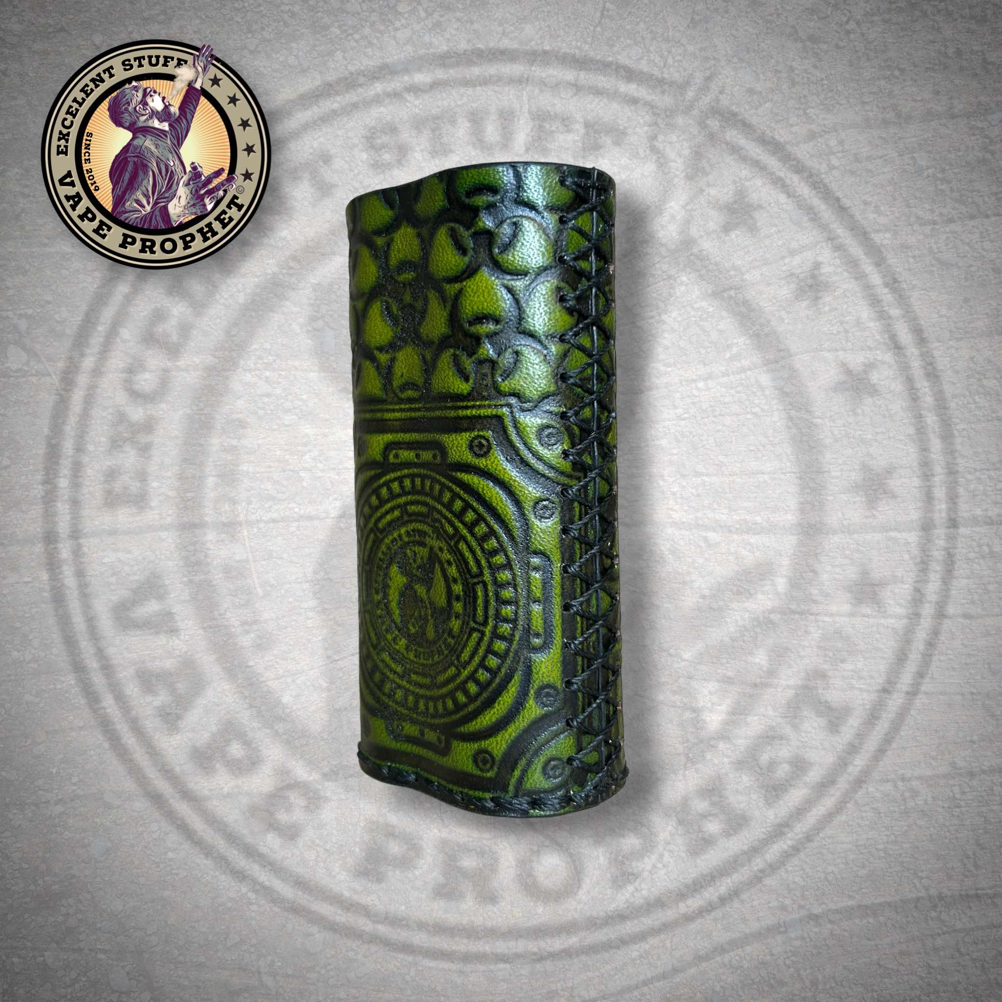 Leather Struktur Sleeve "Biohazard"", passend für die Pipeline Pro M/Dicodes Dani Micro 21700