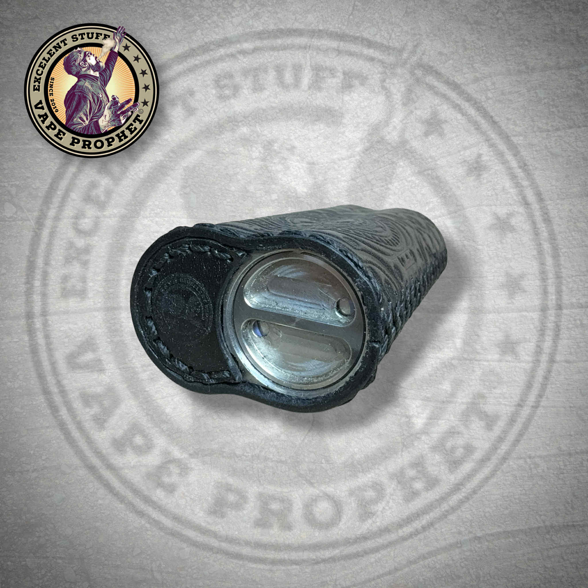 Leather Struktur Sleeve "Biohazard Black Metal", passend für die Pipeline Pro M/Dicodes Dani Micro 21700