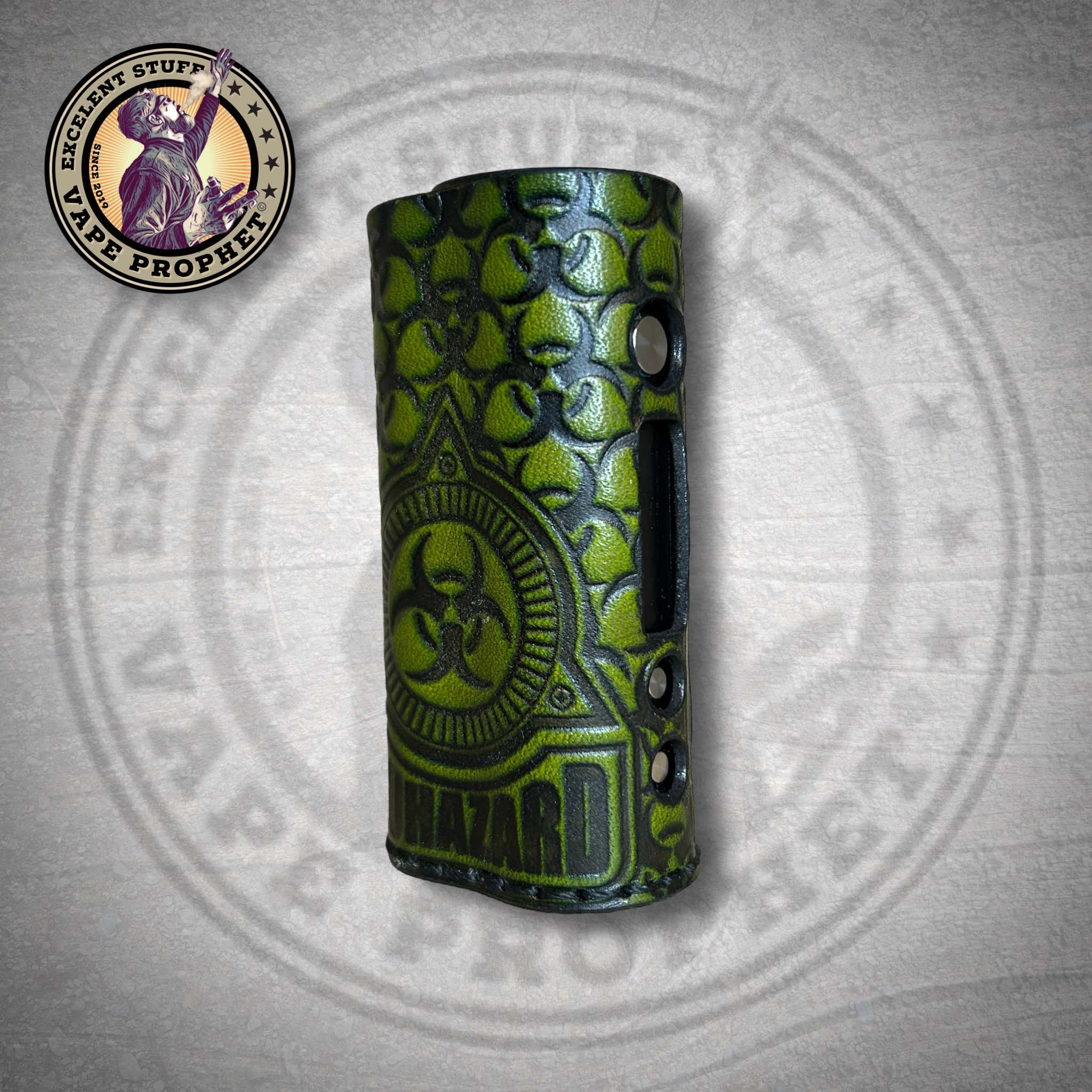Leather Struktur Sleeve "Biohazard"", passend für die Pipeline Pro M/Dicodes Dani Micro 21700