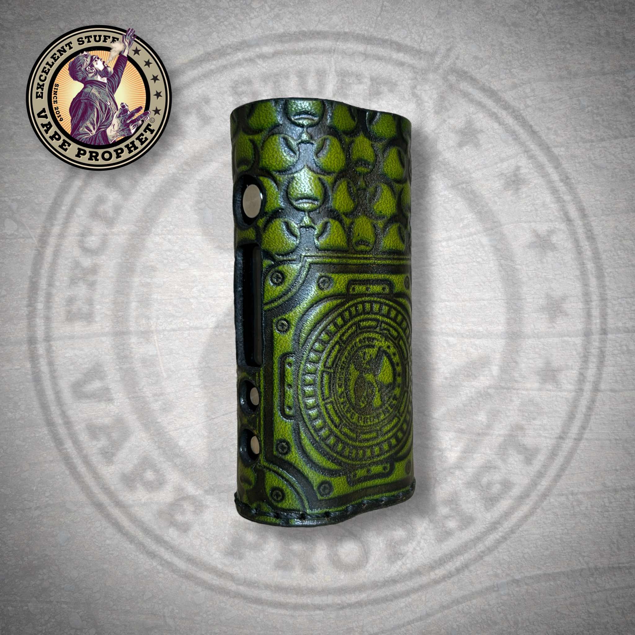 Leather Struktur Sleeve "Biohazard"", passend für die Pipeline Pro M/Dicodes Dani Micro 21700
