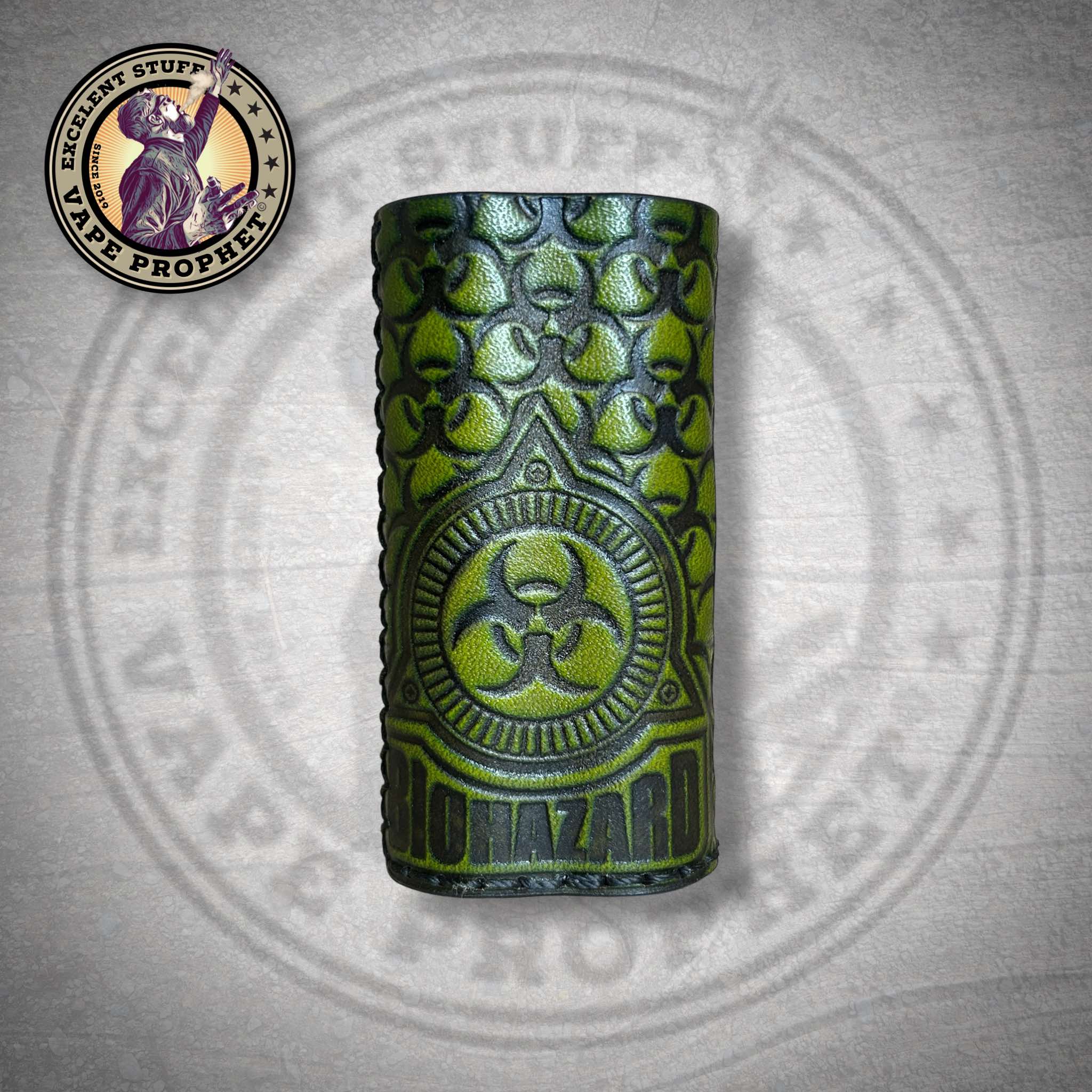 Leather Struktur Sleeve "Biohazard"", passend für die Pipeline Pro M/Dicodes Dani Micro 21700