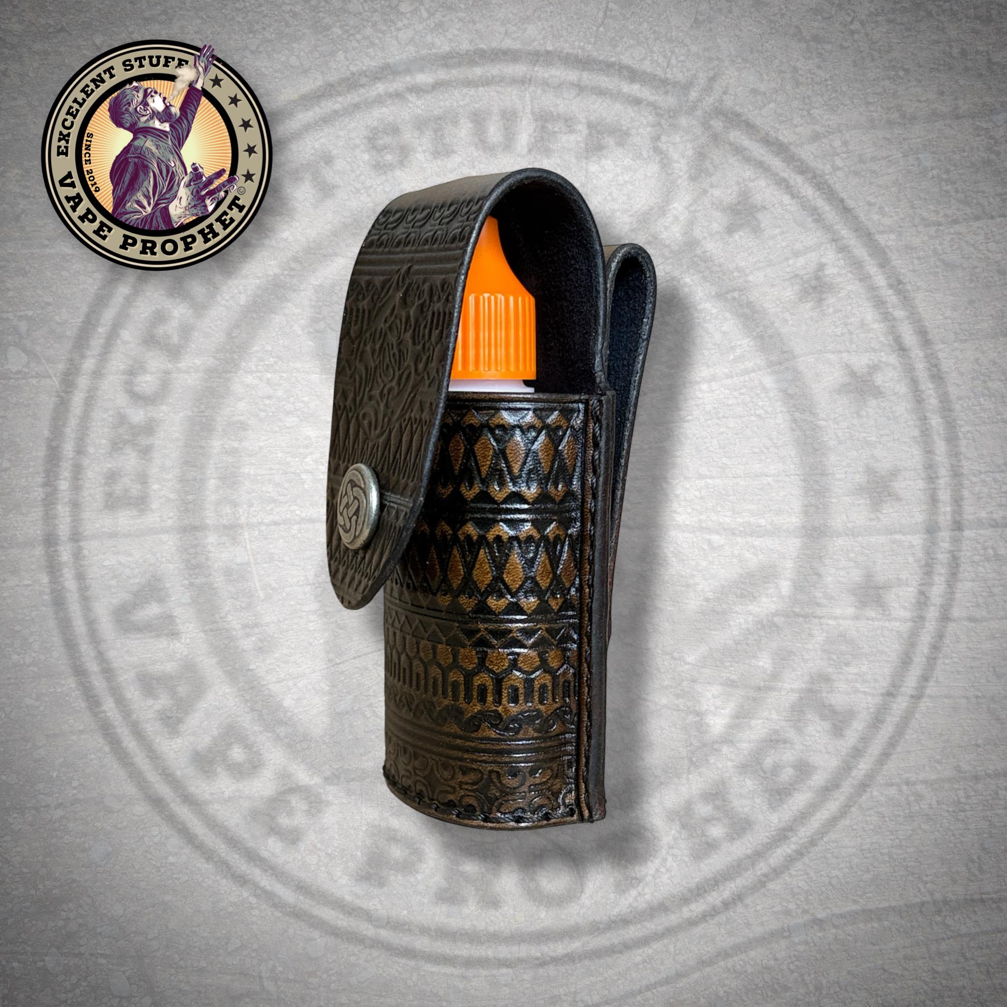 Leder Gürtelholster "MAUI" inclusive passender 50ml Liquid Leerflasche